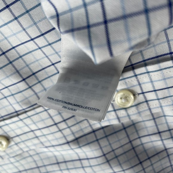 Lands' End Men's No Iron Supima Cotton Dress Shirt - Picture 7 of 8